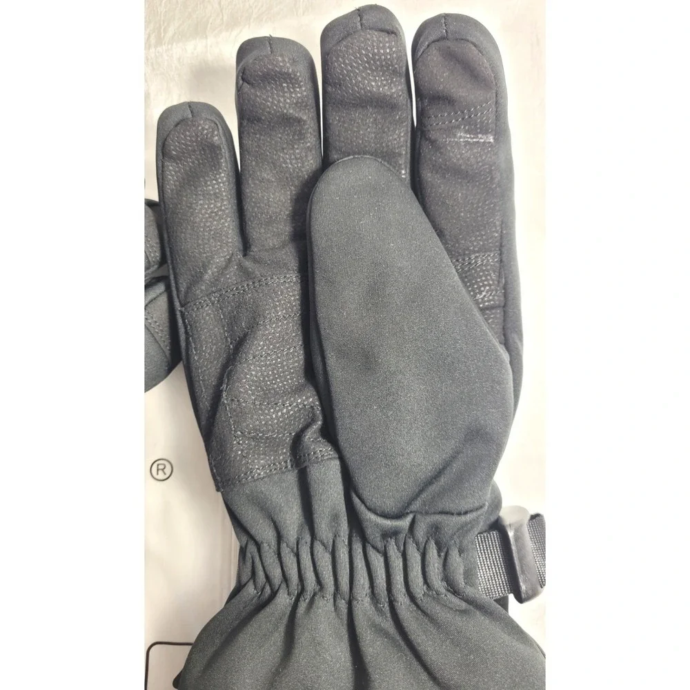 Moreok 3M Thinsulate Winter Bike Cycling Driving Hiking Gloves - Black - Medium